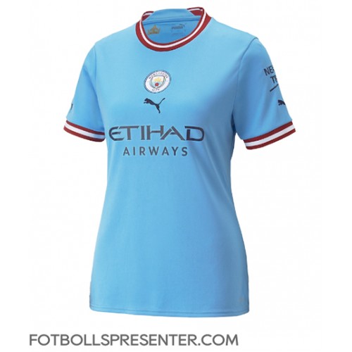 Manchester City Ruben Dias #3 Hemma Matchtröja Dam 2022-23 Kortärmad Manchester City Ruben Dias #3 Hemma Matchtröja Dam 2022-23 Kortärmad